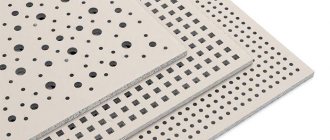 Acoustic drywall types and characteristics