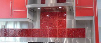 How to glue tiles to a wall in the kitchen: how to lay them out, installation options, how to lay them correctly, video instructions, photo gallery