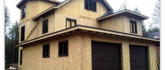Exterior decoration of a house from SIP panels