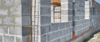 Plastering walls made of polystyrene concrete blocks