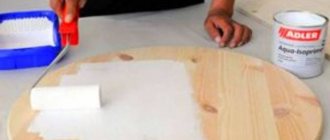 Application of primer for chipboard
