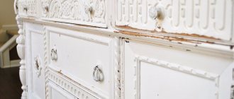 aging and decoration of furniture